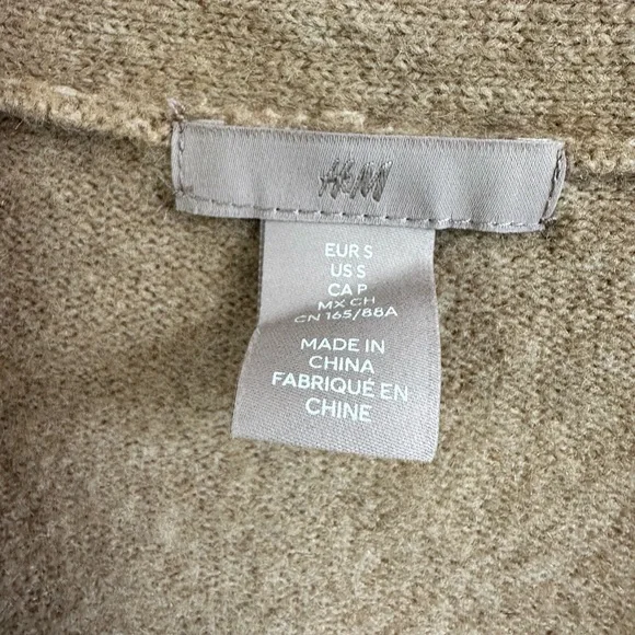 H&M Tan Wrap Sweater - Picture 4 of 7
